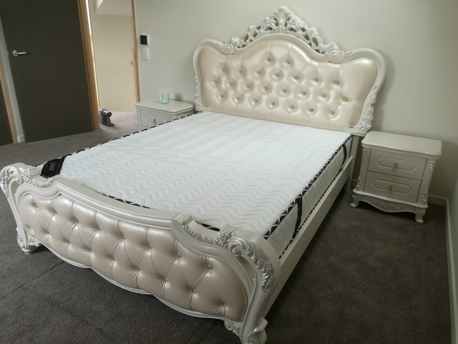 French Style Bed Frame Queen, French Bed Frame